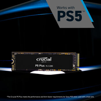 SSD Crucial P5 Plus 1 TB PCIe NVMe M.2 2280