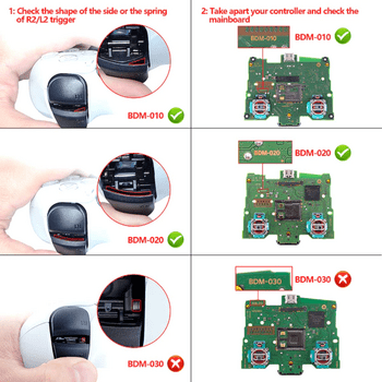 Mando PS5 Kit LED NEGRO