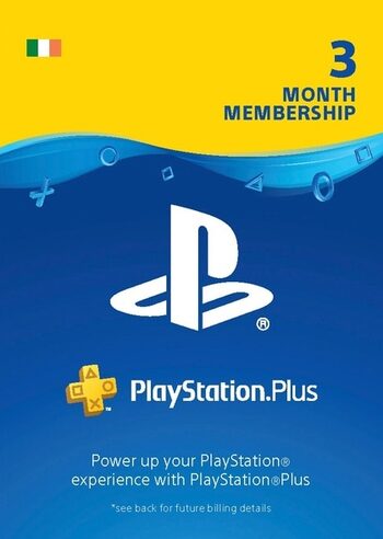 PlayStation Plus Card 90 Days (IE) PSN Key IRELAND