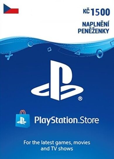 E-shop PlayStation Network Card 1500 CZK (CZ) PSN Key CZECH REPUBLIC