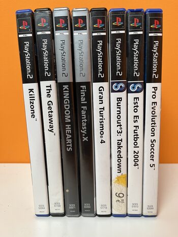 Pack 8 juegos PS2