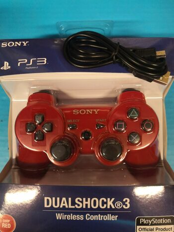 Naujas Red Ps3 dualshock PlayStation pultelis pultas controller valdiklis 