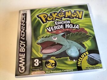 Caja DS Pokémon Verde Hoja GBA