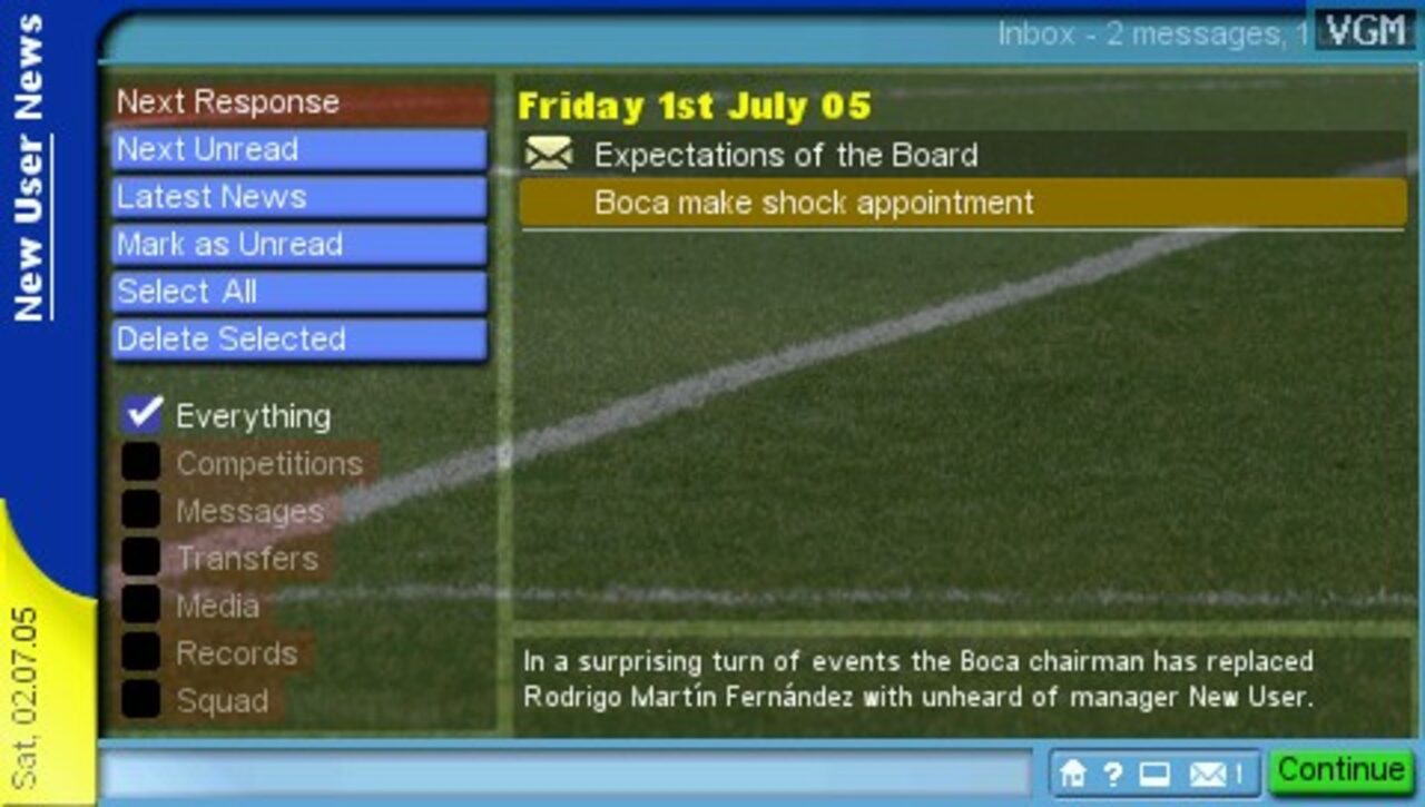 Championship Manager (2005) PSP