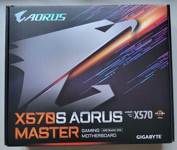 Gigabyte X570 AORUS MASTER AMD X570 ATX DDR4 AM4 3 x PCI-E x16 Slots Motherboard
