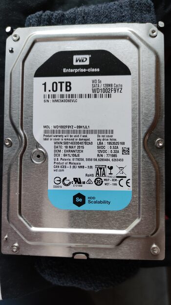 Western Digital Se 1 TB HDD Storage