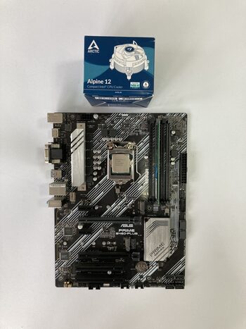 Asus PRIME B460-PLUS + i5-10400F + 8GB RAM + ARCTIC Alpine 12