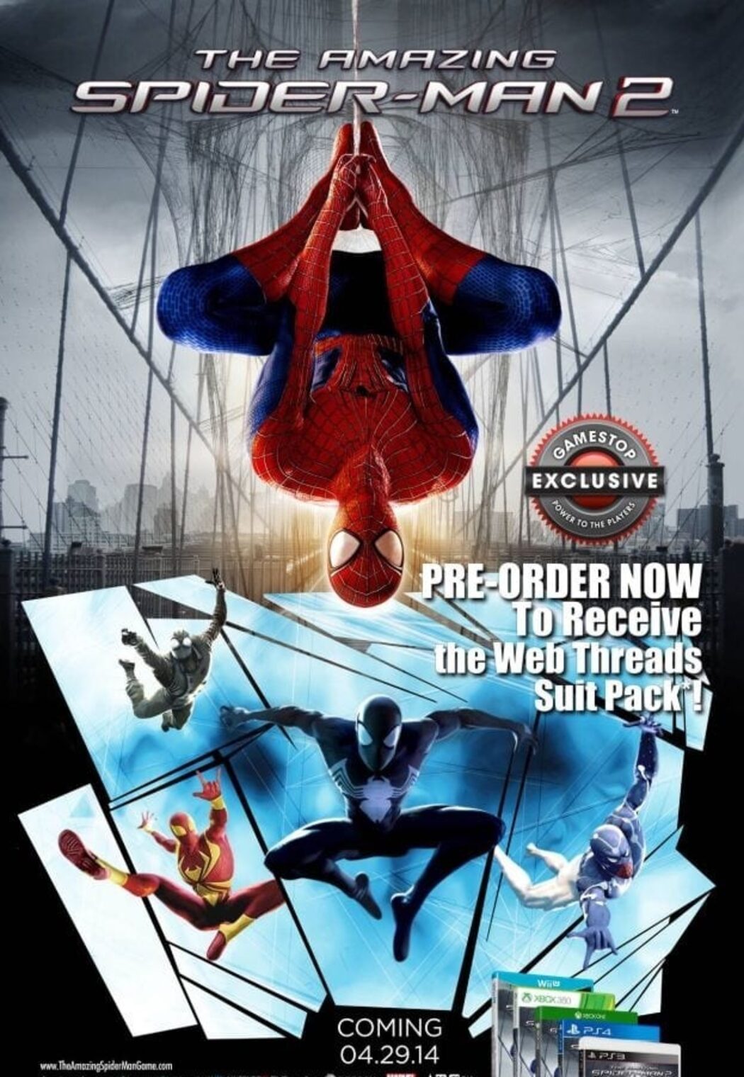 amazing spider man 2 game suits