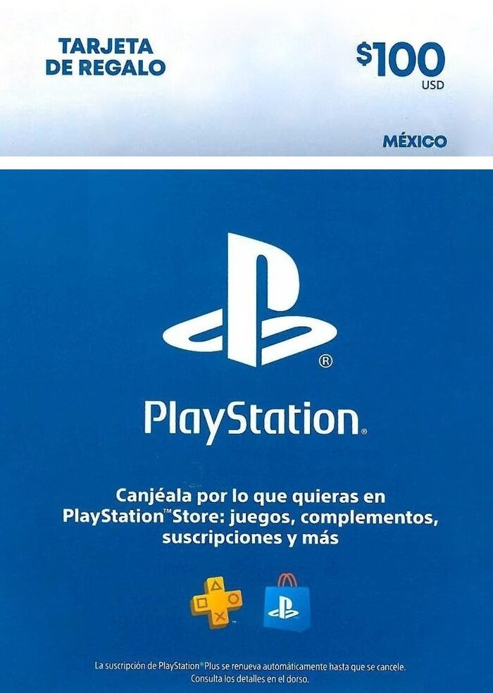 PlayStation Card 100 USD (MX) Buy PSN code cheaper! ENEBA
