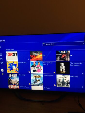 PlayStation 4 Slim, Black, 500GB + 5 Zaidimai for sale