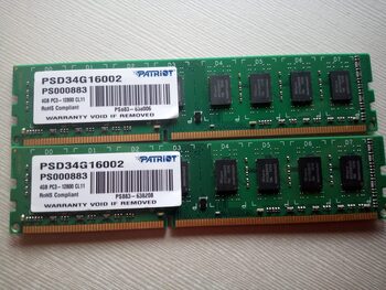 RAM patriot 2 x 4 GB DDR3 PS000883