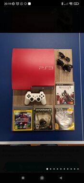 PlayStation 3 Slim, Red, 320GB