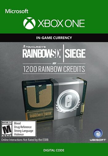 TOM CLANCY'S RAINBOW SIX SIEGE: 1200 R6 CREDITS Xbox Live Key GLOBAL