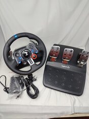 Su Garantija! Logitech G29 žaidimų vairas su pedalais. PS5, PS4, PS3, PC.