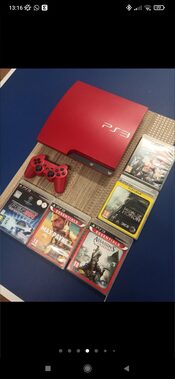 PlayStation 3 Slim, Red, 320GB