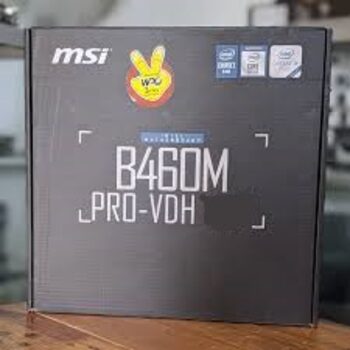 MSI B460M PRO-VDH Intel B460 Micro ATX DDR4 LGA1200 1 x PCI-E x16 Slots Motherboard