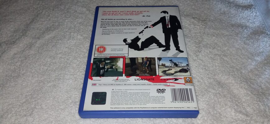 Reservoir Dogs PlayStation 2