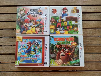 Comprar Pack 4 Juegos Super 3D Land, Donkey Kong Returns, Super Smash Bros 3ds, Mario Party Island Tour (3ds y 2ds) | ENEBA