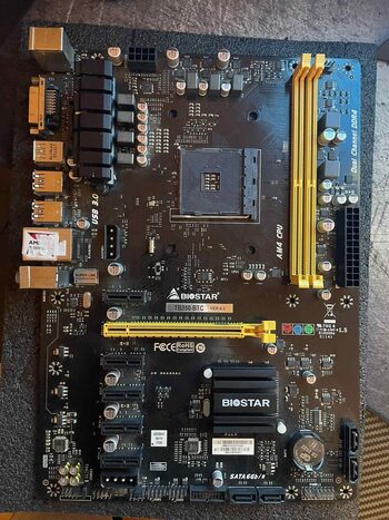 Biostar TB350-BTC AMD B350 ATX DDR4 AM4 1 x PCI-E x16 Slots Motherboard