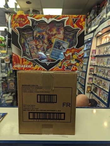 Pokémon carton de x6 Coffret Infernape V box FR