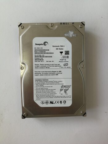 HDD SEAGATE ST3250823AS 250GB 3.5"