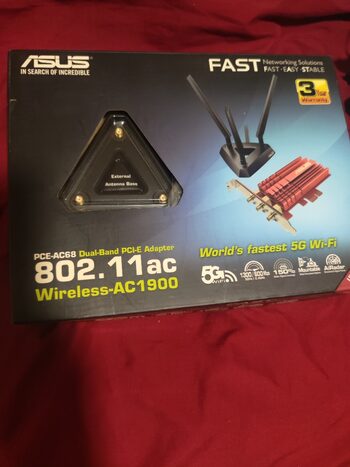 Asus PCE-AC68 PCIe x1 802.11a/b/g/n/ac Adapter