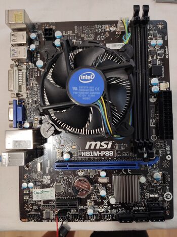 MSI H81M-P33 Intel H81 Micro ATX DDR3 LGA1150 1 x PCI-E x16 Slots Motherboard