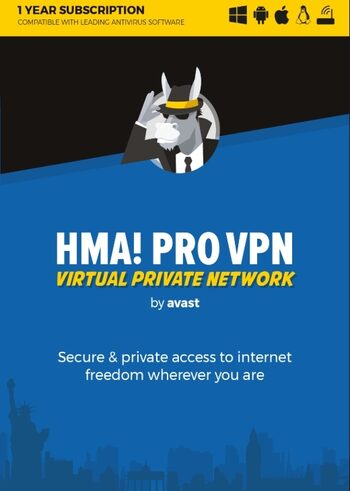 HMA! Pro VPN Unlimited Devices 3 Years Avast Key GLOBAL