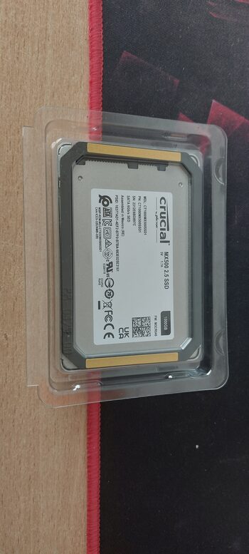 Redeem Crucial MX500 1 TB SSD Storage