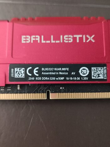 Buy Crucial Ballistix 16 GB (2 x 8 GB) DDR4-3200 Red PC RAM