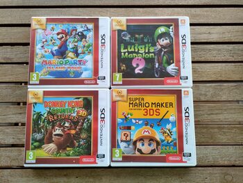 Pack 4 (3ds y 2ds) Super Mario Maker 3ds, Donkey Kong Country Returns 3D, Luigi Mansion 2, Mario Party Island Tour | ENEBA