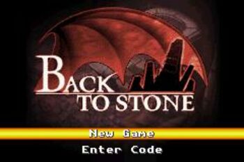 Back to Stone Game Boy Advance