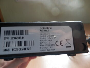 Modem scientific atlanta EPC2100R2 for sale