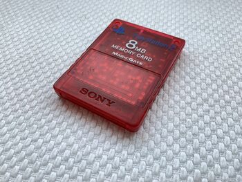 Memory card Tarjeta de Memoria Roja Playstation 2 ps2 0108