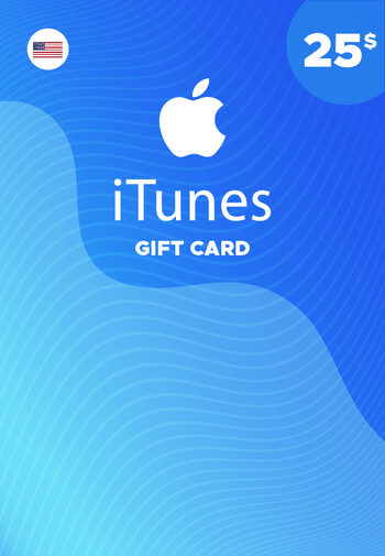 Apple iTunes Gift Card 25 USD iTunes Key NORTH AMERICA