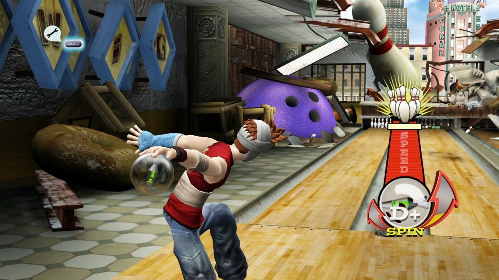 Игра шарами кегли сбивают. High Velocity Bowling ps3. Bowling на PC 2007. Игра боулинг на ПК. Боулинг Старая игра.