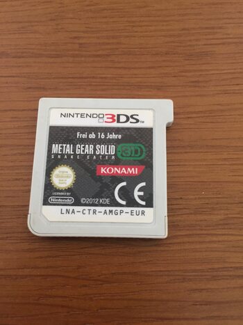 Metal Gear Solid Snake Eater 3D Nintendo 3DS