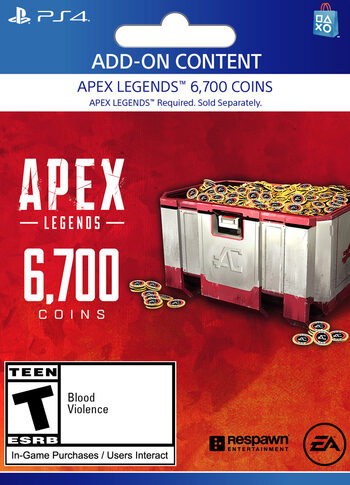 Apex Legends™ – 6,000 (+700 Bonus) Apex Coins (PS4/PS5) PSN Key SPAIN