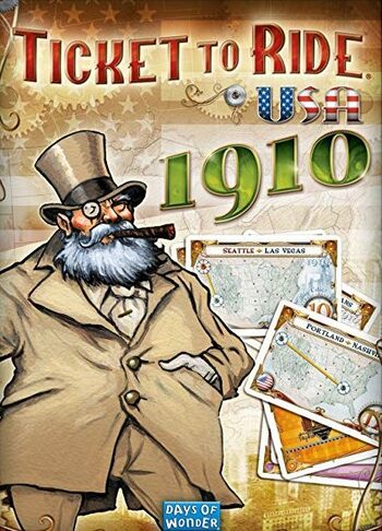 Ticket To Ride USA 1910 (DLC) Steam Key GLOBAL