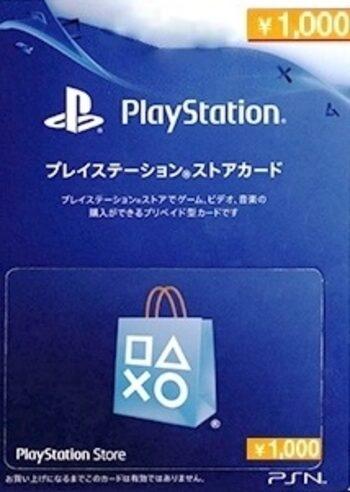 PlayStation Network Card 1000 JPY PSN Key JAPAN