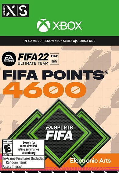 E-shop FIFA 22 - 4600 FUT Points Xbox Live Key EUROPE