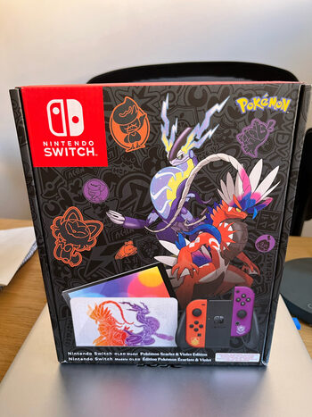 Nintendi Switch Oled version Pokemon Escarlata Y Purupura NUEVO