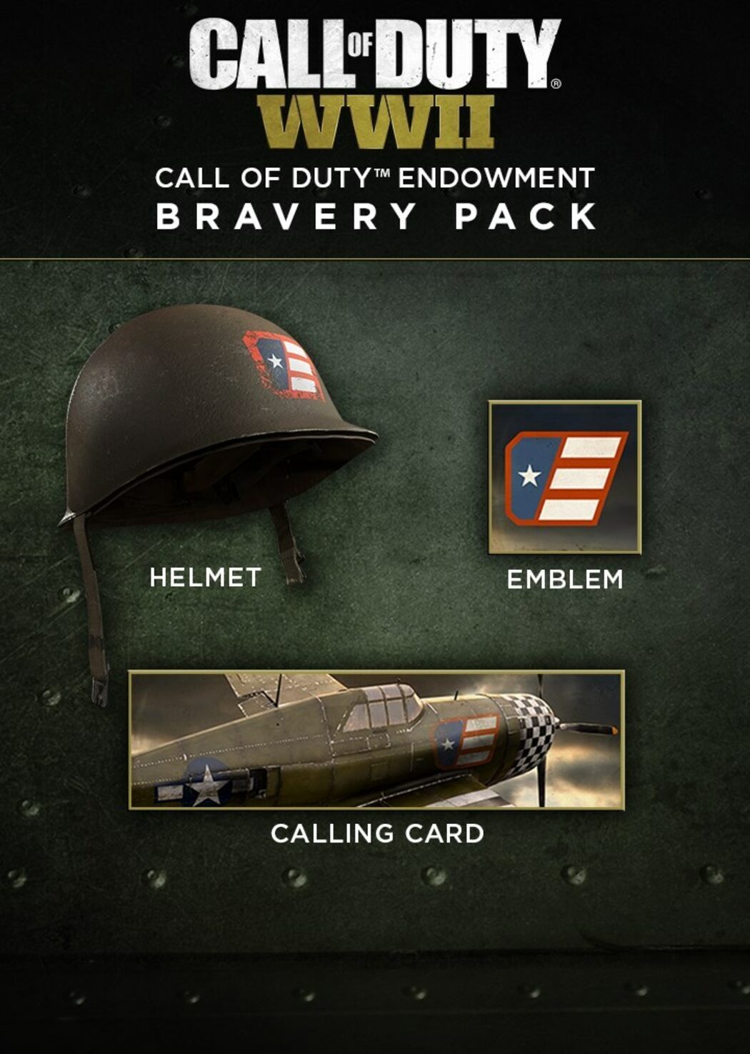 Call of Duty: WWII - Call of Duty Endowment Bravery Pack (DLC) Steam Key  GLOBAL