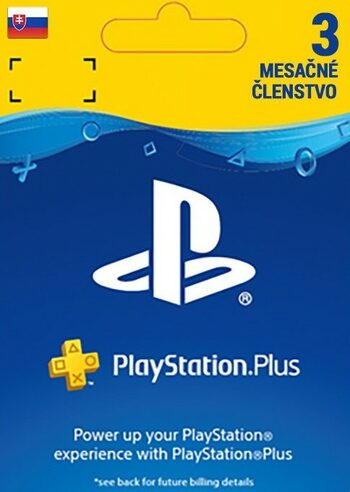 PlayStation Plus Card 90 Days (SK) PSN Key SLOVAKIA