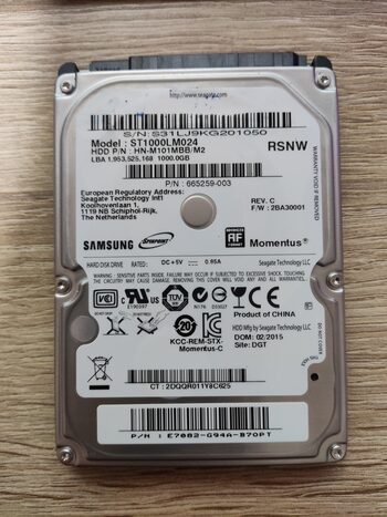 Comprar Samsung 1TB 2.5" HDD ST1000LM024