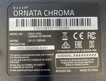 Razer Ornata Chroma