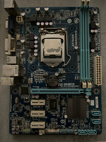Pirkti Gigabyte GA-h61ma-d2v socket 1155 DDR3 | ENEBA