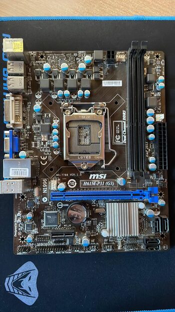 Pirkti MSI H61M-P31 (G3) Intel H61 Micro ATX DDR3 LGA1155 1 x PCI-E x16 ...