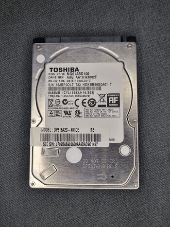 Toshiba 1 TB HDD Storage