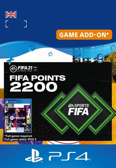E-shop FIFA 21 - 2200 FUT Points (PS4) PSN Key UNITED KINGDOM
